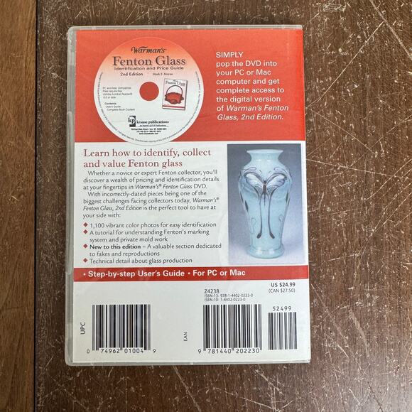 Warman's Fenton Glass Mark Moran CD Case 2nd Edition Pricing Identification - Picture 6 of 6